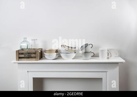 Premium Photo  Kitchen utensils on white background