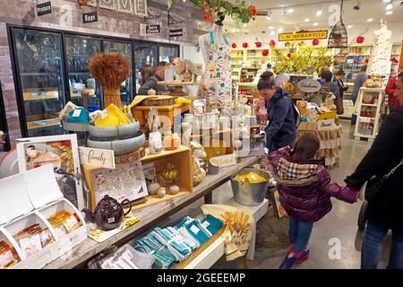 Shoppers browsing in a gift shop. Stock Photo