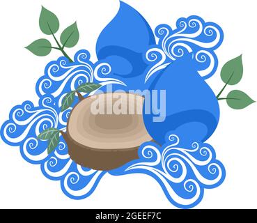 Forces of nature Stock Vector