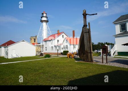 Great Lakes Shipwreck Museum at Whitefish Point Stock Photo