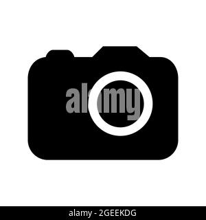 Icon Vector of Camera - Glyph Style - simple illustration. Editable stroke. Design template vector.outline style design.Vector graphic illustration Stock Vector