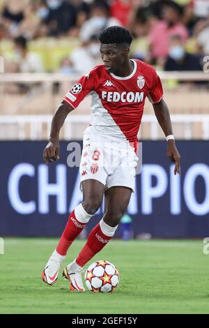 Monaco, Monaco, 17th August 2021. Aurelien Tchouameni of AS Monaco ...