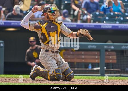 San Diego Padres right fielder Fernando Tatis Jr (23) warms up before an  MLB regular season game against the Colorado Rockies, Tuesday, August 17,  202 Stock Photo - Alamy