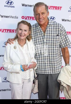 Actress Juliet Mills and her husband Maxwell Caulfield attend the ...