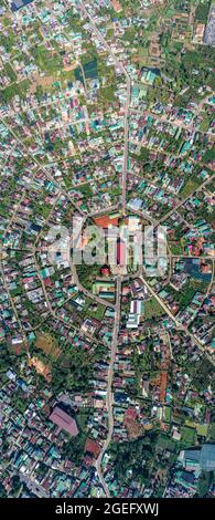 Nice Bao Loc city map in Lam Dong province southern Vietnam Stock Photo