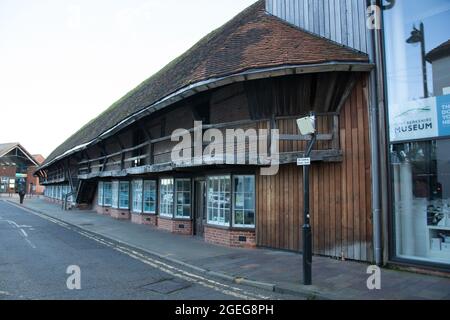 The West Berkshire Museum building on Wharf Street in Newbury in the UK, taken on the 19th November 2020 Stock Photo