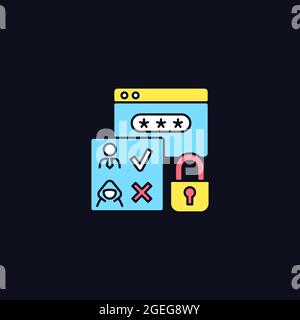 Control RGB color icon for dark theme Stock Vector Image & Art - Alamy