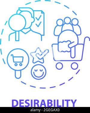 Product desirability concept icon Stock Vector Image & Art - Alamy