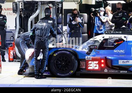 Le Mans, France. 19th Aug, 2021. during the free practice and qualifying sessions of 24 Hours of Le Mans 2021, 4th round of the 2021 FIA World Endurance Championship, FIA WEC, on the Circuit de la Sarthe, from August 18 to 22, 2021 in Le Mans, France - Photo François Flamand/DPPI Credit: DPPI Media/Alamy Live News Stock Photo