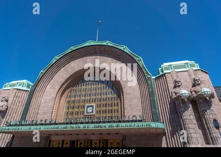 Helsinki Central Station - Helsinki, Finland Stock Photo