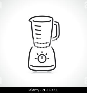 blender or small appliance thin line icon Stock Vector