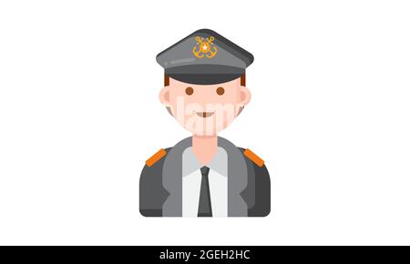 Coast guard icon vector, web design sign Stock Vector