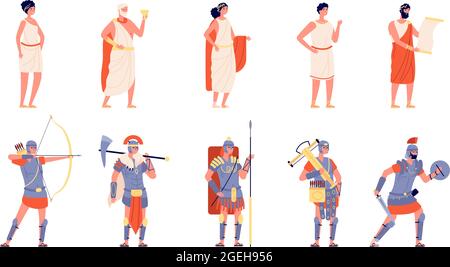 Ancient rome. Ancients people, isolated roman empire character. History ...