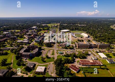 Tallahassee, FL, USA - August 15, 2021: Aerial photo of FAMU campus Tallahassee Leon County Stock Photo