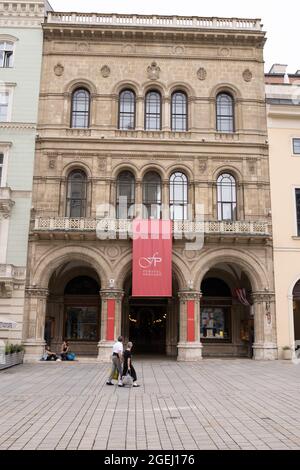 Ferstel Passage in the old town district of Vienna - VIENNA, AUSTRIA, EUROPE - AUGUST 1, 2021 Stock Photo