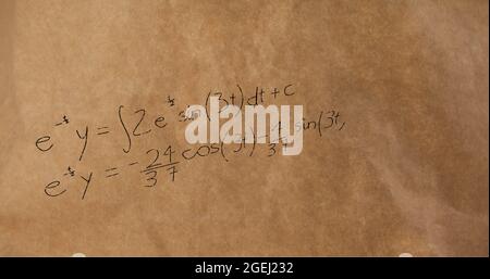 Mathematical equations and figures 4k Stock Photo - Alamy
