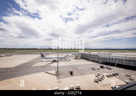 Vienna Airport VIE - VIENNA, AUSTRIA, EUROPE - AUGUST 1, 2021 Stock Photo