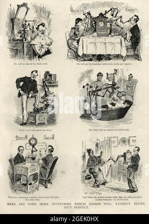 Inventions Cartoon 1 Stock Photo - Alamy
