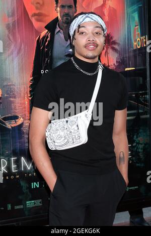 Los Angeles, CA. 17th Aug, 2021. Lonr at arrivals for REMINISCENCE Premiere, TCL Chinese Theatre, Los Angeles, CA August 17, 2021. Credit: Priscilla Grant/Everett Collection/Alamy Live News Stock Photo