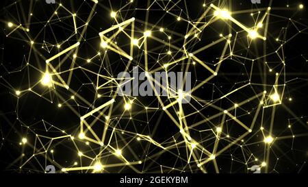 Abstract Plexus Technology Science And Engineering Stock Photo