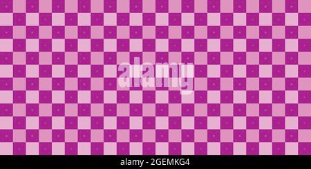 Plaid fabric textile fashion gingham tablecloth violet color vintage abstract background texture wallpaper pattern seamless vector illustration Stock Vector