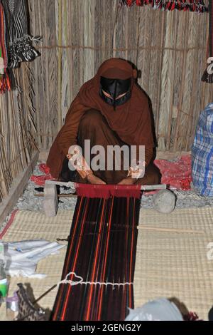 Omani handicraft - Muscat festival Stock Photo