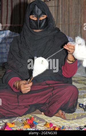 Omani handicraft - Muscat festival Stock Photo