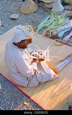 Omani handicraft - Muscat festival Stock Photo