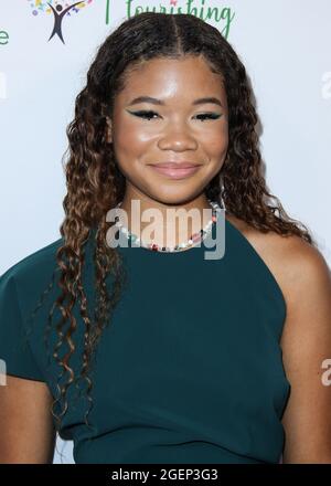 BEVERLY HILLS, LOS ANGELES, CALIFORNIA, USA - AUGUST 20: Actress Storm Reid arrives at the 21st Annual Harold and Carole Pump Foundation Gala held at The Beverly Hilton Hotel on August 20, 2021 in Beverly Hills, Los Angeles, California, United States. (Photo by Xavier Collin/Image Press Agency/Sipa USA) Stock Photo