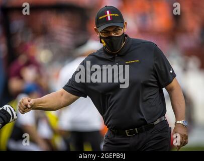 Maryland, USA. 20th Aug, 2021. August 20, 2021: Washington Football Team  cornerback Benjamin St-Juste (25) in action during the NFL preseason game  between the Cincinnati Bengals and the Washington Football Team at