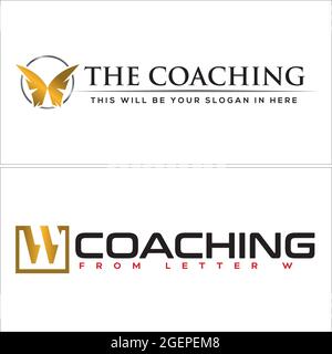 Business Consulting Coaching Company Development logo design Stock Vector