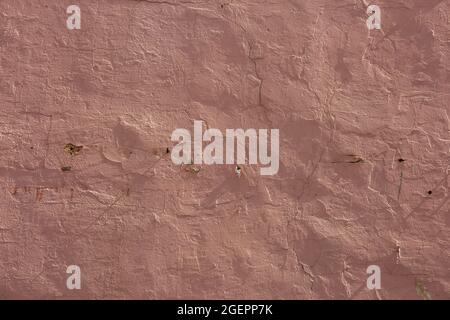 shabby pink plaster texture and full frame background Stock Photo