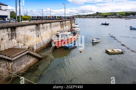 The Quay (1845) at Appledore, near Bideford, seen from Marine Parade.  Appledore, Devon, UK. Stock Photo