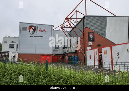 Bournemouth, UK. 21st Aug, 2021. A General view of the Vitality Stadium in Bournemouth, United Kingdom on 8/21/2021. (Photo by Mark Cosgrove/News Images/Sipa USA) Credit: Sipa USA/Alamy Live News Stock Photo