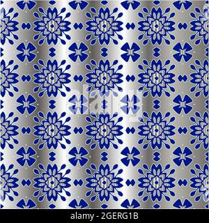 Blue Metal Pattern metal pattern on a blue background Stock Vector Image & Art - Alamy