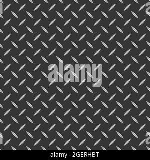 Diamond plate metal texture background striped steel plate Stock Vector