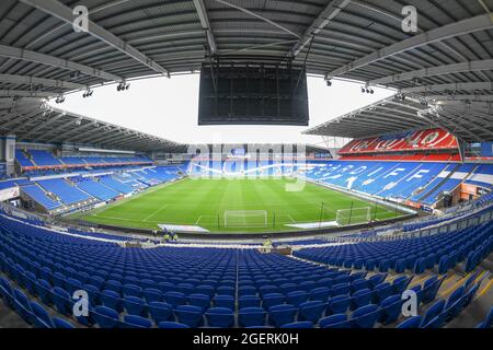 Cardiff, UK. 21st Aug, 2021. General view of Cardiff City Stadium, Home of Cardiff city in Cardiff, United Kingdom on 8/21/2021. (Photo by Mike Jones/News Images/Sipa USA) Credit: Sipa USA/Alamy Live News Stock Photo