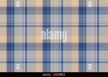 Seamless pattern of scottish tartan plaid. Repeatable background with check fabric texture. Flat vector backdrop of striped textile print. Stock Vector