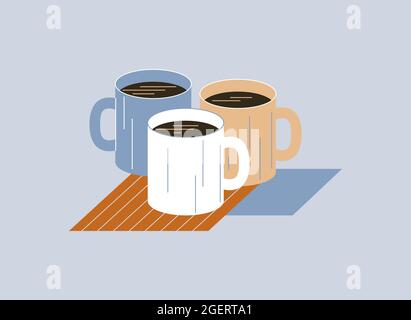 Vector illustration in graphic style. Digital art Stock Vector