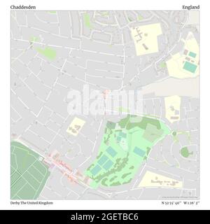 Map Of Chaddesden Derby Chaddesden, Derby, United Kingdom, England, N 52 55' 46'', W 1 26' 3'', Map,  Timeless Map Published In 2021. Travelers, Explorers And Adventurers Like  Florence Nightingale, David Livingstone, Ernest Shackleton, Lewis And