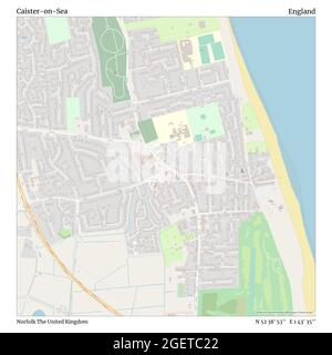 Caister On Sea Map Caister-On-Sea, Norfolk, United Kingdom, England, N 52 38' 53'', E 1 43'  35'', Map, Timeless Map Published In 2021. Travelers, Explorers And  Adventurers Like Florence Nightingale, David Livingstone, Ernest  Shackleton, Lewis And Clark And Sherlock ...
