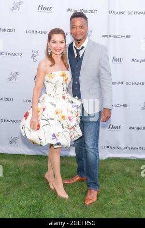 Jean Shafiroff and Cuba Gooding Jr attend Gabrielle's Angel Foundation Hosts The Angel Ball Summer Gala Honoring Simone I. Smith & Maye Musk in Southampton, NY on August 20, 2021 (Photo by David Warren /Sipa? USA) Credit: Sipa USA/Alamy Live News Stock Photo