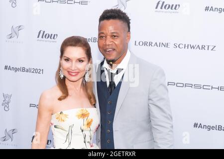 Jean Shafiroff and Cuba Gooding Jr attend Gabrielle's Angel Foundation Hosts The Angel Ball Summer Gala Honoring Simone I. Smith & Maye Musk in Southampton, NY on August 20, 2021 (Photo by David Warren /Sipa? USA) Credit: Sipa USA/Alamy Live News Stock Photo