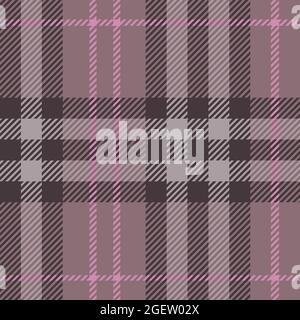 Tartan plaid pattern seamless vector background. Multicoloured dark check plaid for flannel shirt, blanket, throw. Stock Vector