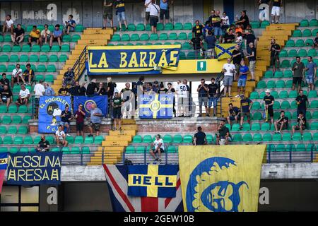 Marcantonio Bentegodi stadium, Verona, Italy. 21st Aug, 2021. supporter Hellas - Verona during Hellas Verona FC vs US Sassuolo, Italian football Serie A match - Photo Alessio Marini/LM Credit: Live Media Publishing Group/Alamy Live News Stock Photo