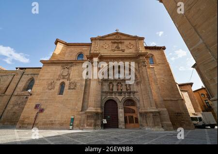 Main door of Cathedral, Santo Domingo de la Calzada, La Rioja, Spain, Europe Stock Photo