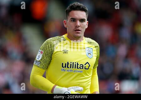 Sheffield, UK. 21st Aug, 2021. Lee Nicholls #21 of Huddersfield Town in Sheffield, United Kingdom on 8/21/2021. (Photo by Ben Early/News Images/Sipa USA) Credit: Sipa USA/Alamy Live News Stock Photo