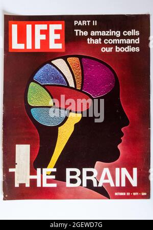 Vintage Life Magazine Cover, 22 October 1971, issue, USA Stock Photo