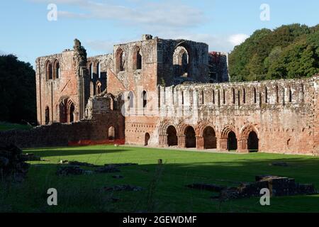 12th century Furness Abbey near Barrow-in-Furness was once of the most powerful in Cumbria.and is managed by English Heritage Stock Photo
