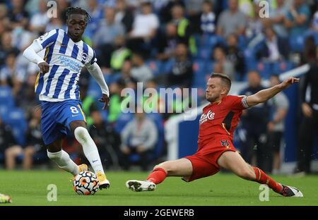 Brighton and Hove, England, 21st August 2021.    during the Premier League match at the AMEX Stadium, Brighton and Hove. Picture credit should read: Paul Terry / Sportimage Stock Photo